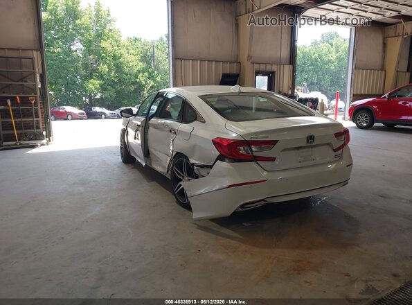 1HGCV3F97NA000215 2022 HONDA ACCORD Белый Задняя левая четверть