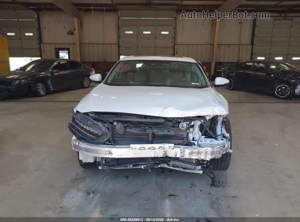1HGCV3F97NA000215 2022 HONDA ACCORD Белый Вид щитка приборов