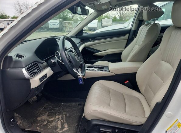 1HGCV3F98KA008495 2019 HONDA ACCORD Белый 