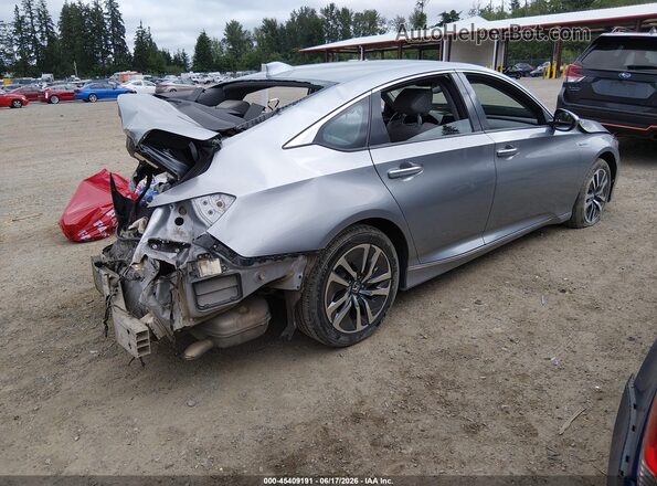 1HGCV3F98LA013682 2020 HONDA ACCORD HYBRID Blue Rear right
