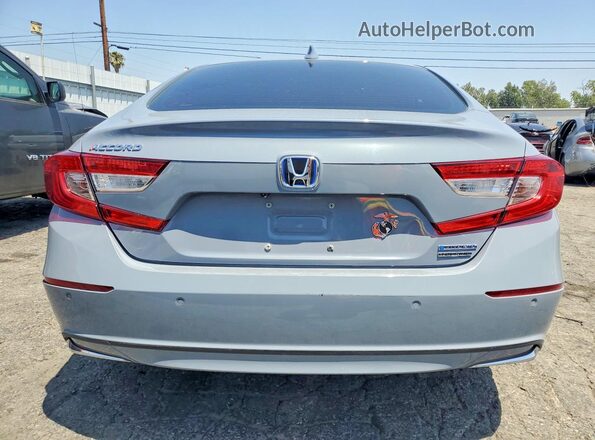 1HGCV3F98NA014446 2022 HONDA ACCORD Gray უკანა ხედი