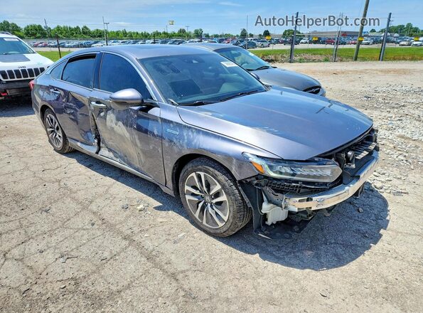 1HGCV3F99KA017691 2019 HONDA ACCORD Gray Przód prawy