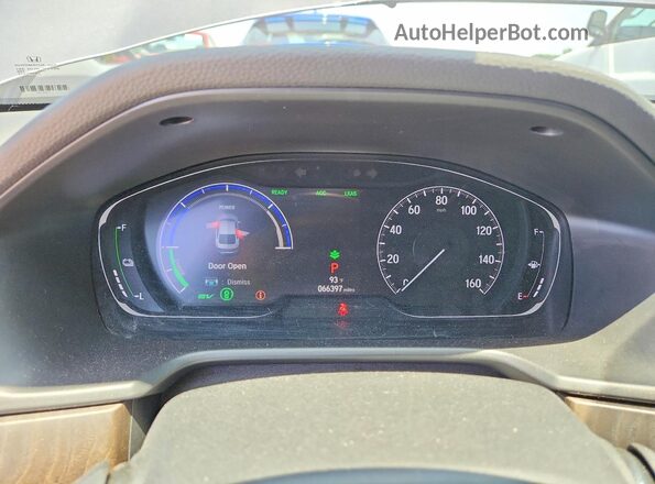 1HGCV3F99KA017691 2019 HONDA ACCORD Gray Widok zestawu wskaźników