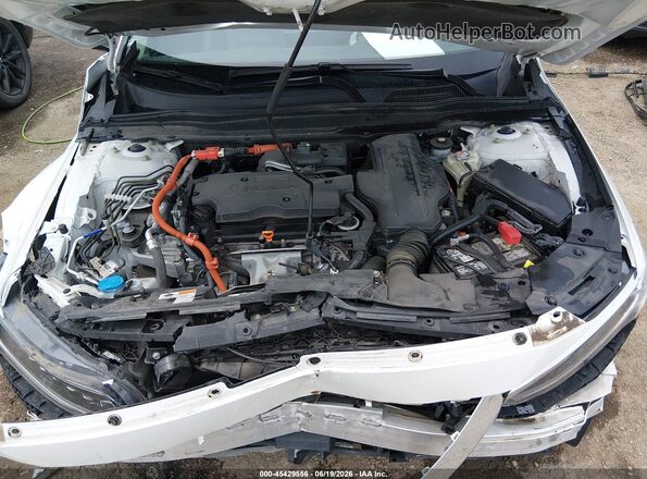 1HGCV3F99MA008881 2021 HONDA ACCORD White Widok z tyłu