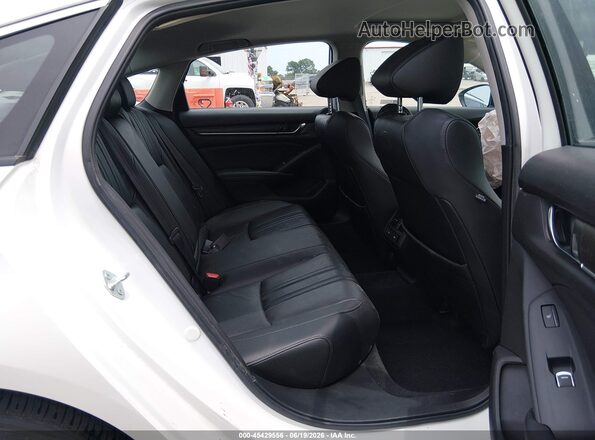 1HGCV3F99MA008881 2021 HONDA ACCORD White Widok naklejki z numerem VIN