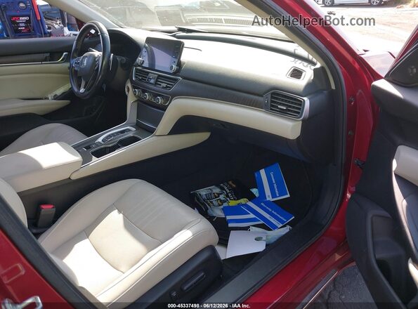 1HGCV3F99MA015023 2021 HONDA ACCORD HYBRID Red 