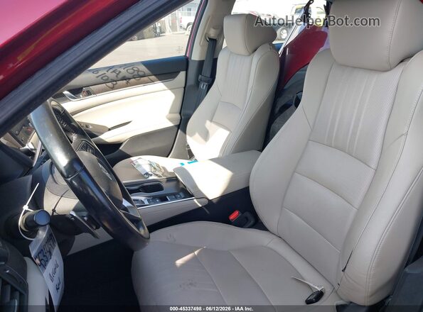 1HGCV3F99MA015023 2021 HONDA ACCORD HYBRID Red 