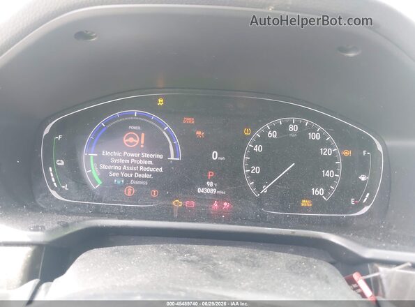 1HGCV3F99NA009546 2022 HONDA ACCORD Gray Вид задніх сидінь