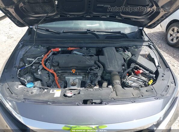 1HGCV3F99NA009546 2022 HONDA ACCORD Gray Вид ззаду