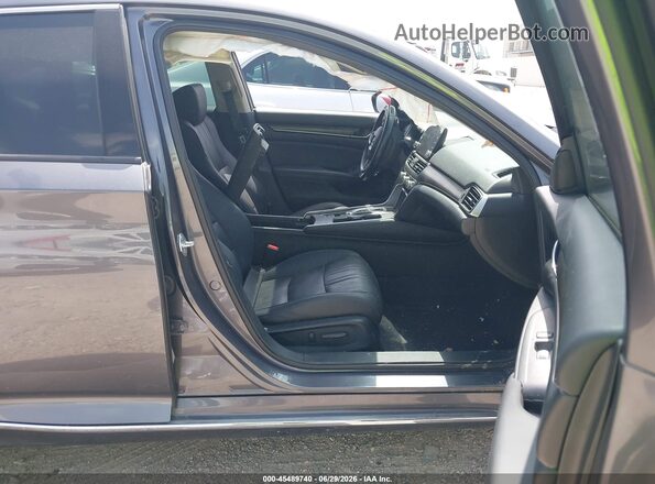1HGCV3F99NA009546 2022 HONDA ACCORD Gray Вид салону спереду