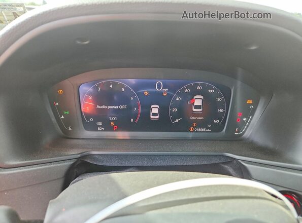 1HGCY1F20PA016676 2023 HONDA ACCORD White Սարքավորումների վահանակի տեսք