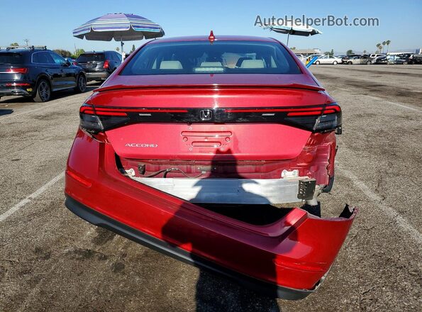 1HGCY1F20SA012426 2025 HONDA ACCORD Red Հետևի տեսք