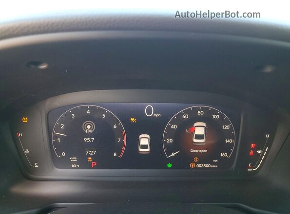 1HGCY1F20SA012426 2025 HONDA ACCORD Red Սարքավորումների վահանակի տեսք