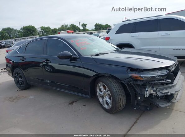 1HGCY1F22RA008372 2024 HONDA ACCORD Black Սալոնի հետևի տեսք