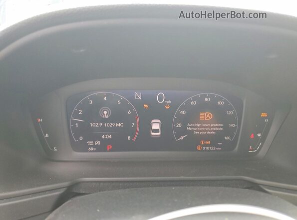1HGCY1F22SA025551 2025 HONDA ACCORD Gray Widok zestawu wskaźników