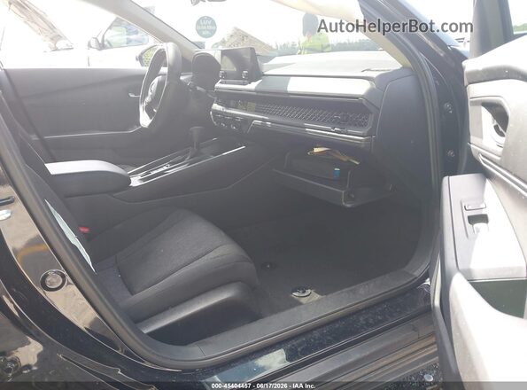 1HGCY1F22SA044696 2025 HONDA ACCORD Black წინა სალონის ხედი