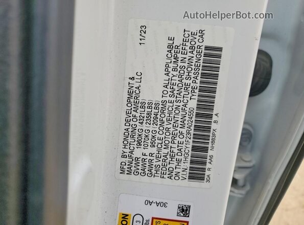 1HGCY1F23RA024550 2024 HONDA ACCORD White 
