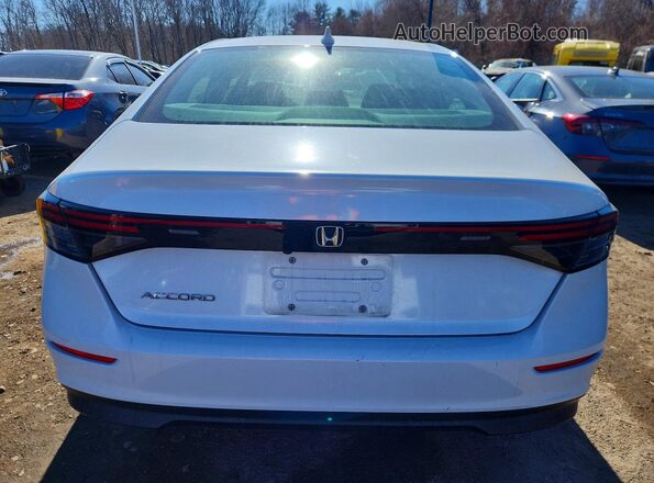 1HGCY1F24PA036865 2023 HONDA ACCORD Белый Вид сзади