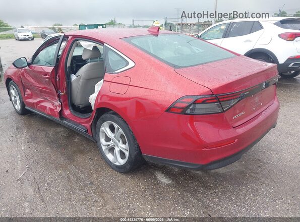 1HGCY1F24PA044397 2023 HONDA ACCORD Красный Задняя левая четверть