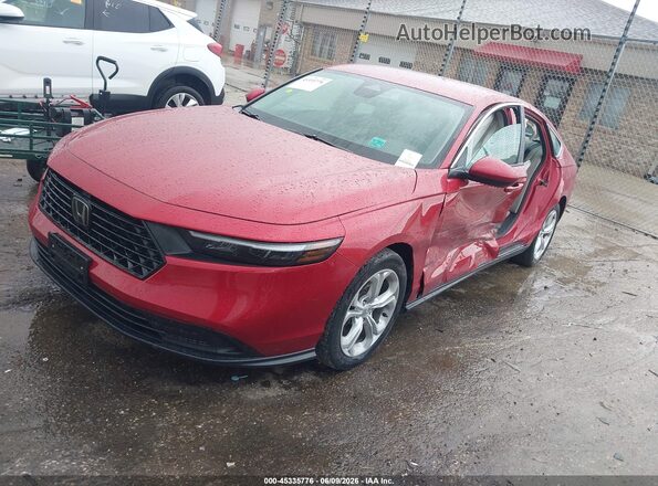 1HGCY1F24PA044397 2023 HONDA ACCORD Красный Передняя левая четверть