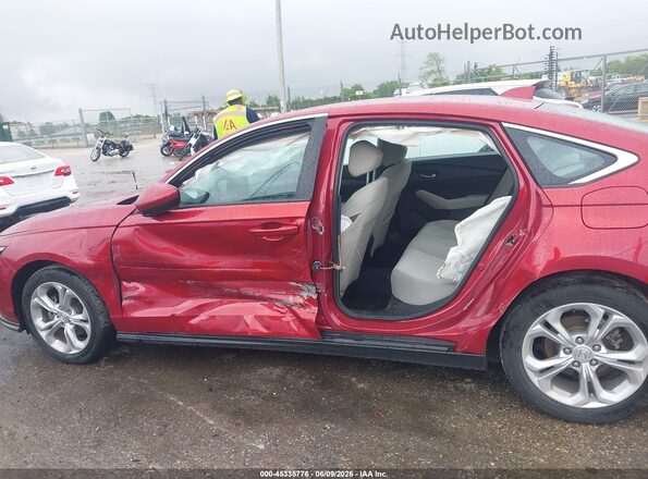 1HGCY1F24PA044397 2023 HONDA ACCORD Красный Вид спереди