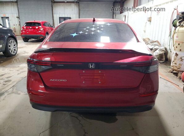 1HGCY1F24RA036724 2024 HONDA ACCORD Красный Вид сзади