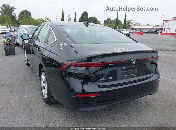 1HGCY1F24SA039340 2025 HONDA ACCORD Black Tył lewy