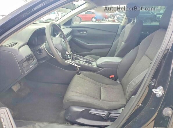 1HGCY1F25PA033781 2023 HONDA ACCORD Black Widok wnętrza z przodu