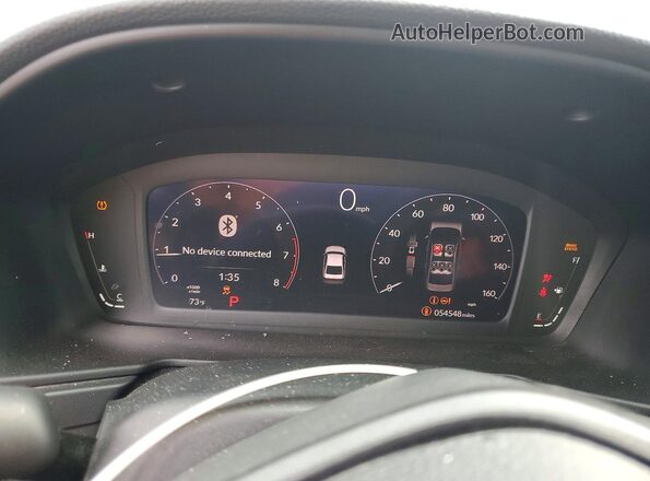 1HGCY1F25PA033781 2023 HONDA ACCORD Black Widok zestawu wskaźników