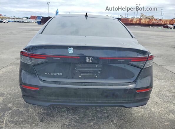 1HGCY1F25PA033781 2023 HONDA ACCORD Black Widok z tyłu