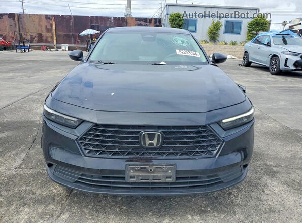 1HGCY1F25PA033781 2023 HONDA ACCORD Black Widok z przodu
