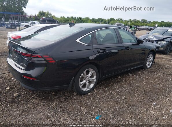 1HGCY1F25PA033800 2023 HONDA ACCORD Черный Задняя правая четверть
