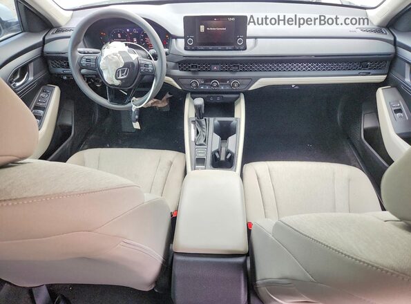1HGCY1F25RA070929 2024 HONDA ACCORD White Dashboard view