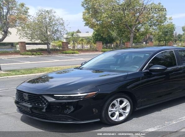 1HGCY1F25SA043767 2025 HONDA ACCORD Black Front left