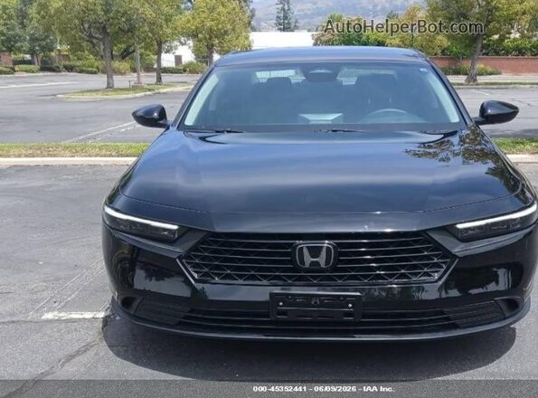 1HGCY1F25SA043767 2025 HONDA ACCORD Black Front view