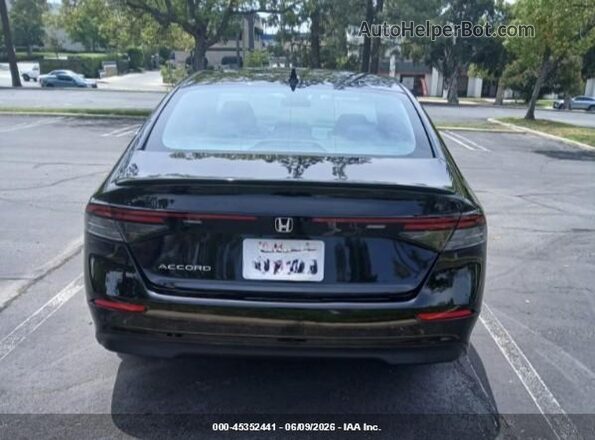 1HGCY1F25SA043767 2025 HONDA ACCORD Black Instrument cluster view