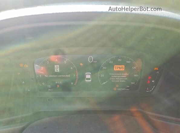 1HGCY1F26RA022422 2024 HONDA ACCORD White Instrument cluster view