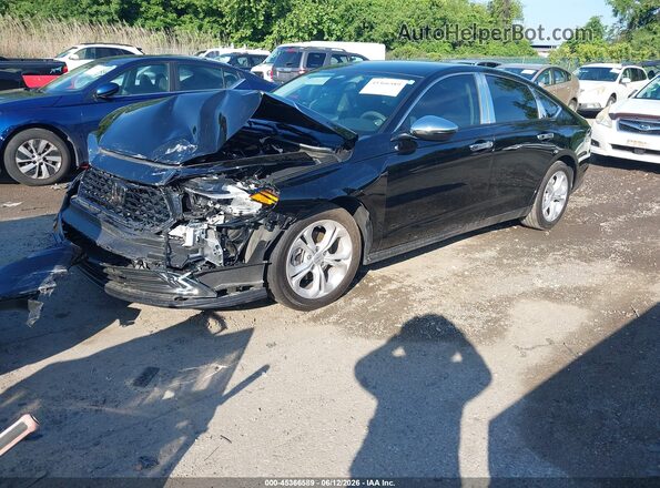 1HGCY1F27SA030230 2025 HONDA ACCORD Black Передня ліва чверть