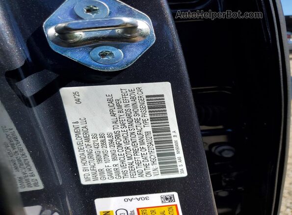 1HGCY1F27SA032768 2025 HONDA ACCORD Charcoal 