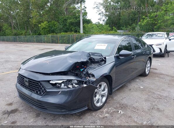 1HGCY1F28PA004341 2023 HONDA ACCORD Gray Widok z przodu