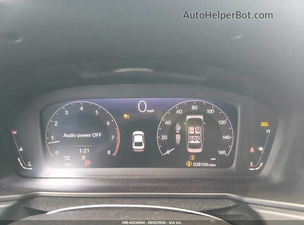 1HGCY1F28SA000556 2025 HONDA ACCORD Silver Vista de los asientos traseros