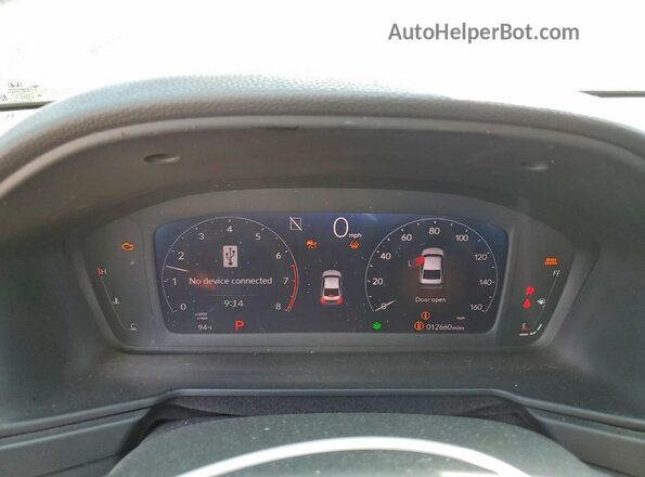 1HGCY1F29RA057391 2024 HONDA ACCORD Black Vista del cuadro de instrumentos