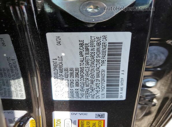 1HGCY1F29RA057391 2024 HONDA ACCORD Black Vista del compartimento del motor