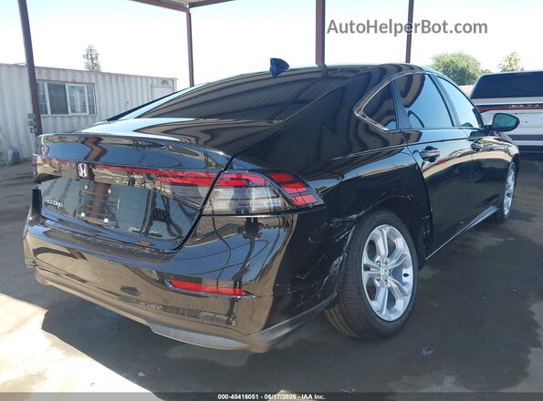 1HGCY1F29SA075220 2025 HONDA ACCORD Черный Задняя правая четверть