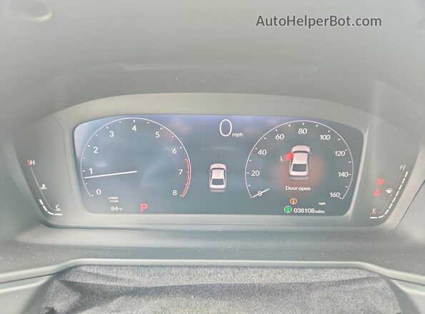 1HGCY1F2XRA057951 2024 HONDA ACCORD Gray ხელსაწყოთა პანელის ხედი