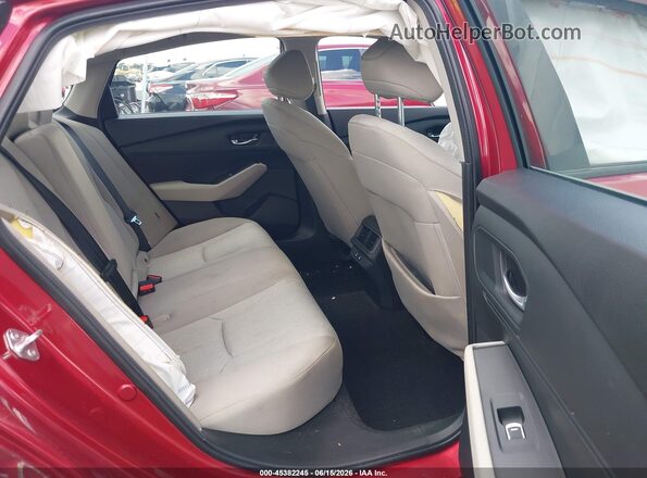 1HGCY1F2XSA074707 2025 HONDA ACCORD Red Vista de la etiqueta del VIN