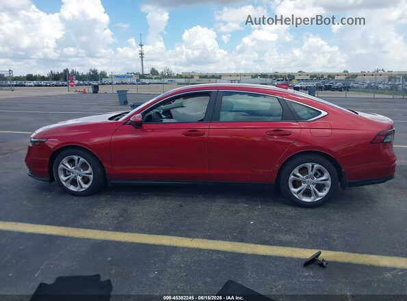 1HGCY1F2XSA074707 2025 HONDA ACCORD Red 