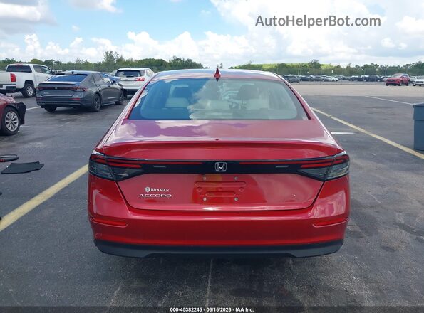 1HGCY1F2XSA074707 2025 HONDA ACCORD Red 