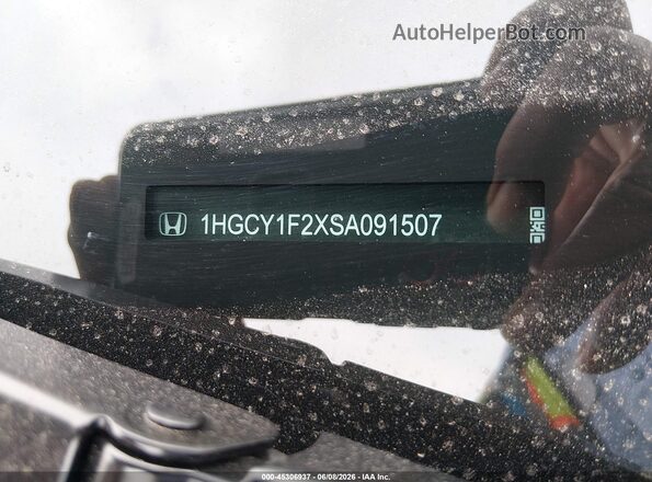 1HGCY1F2XSA091507 2025 HONDA ACCORD Black Вид підкапотного простору