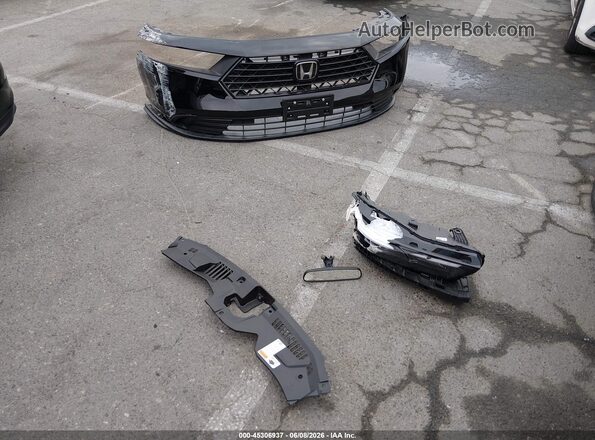 1HGCY1F2XSA091507 2025 HONDA ACCORD Black Вид щитка приладів